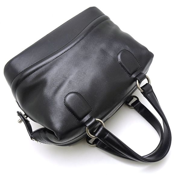 Chanel Mini Shoulder Bag Handbag Leather Black - Picture 3 of 7